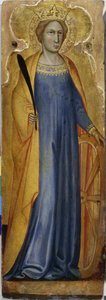 St. Katharine, n. 1400 (tempera poppelipuulla)