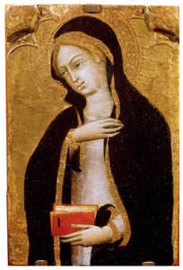 Virgin Annunciate, c1410 tekijältä Andrea di Bartolo