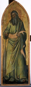 Apostoli Andreas, n. 1370 (tempera poppelipuulla) tekijältä Andrea di Bonaiuto fl.1343 77 Andrea di Bonaiuto fl.1343 77