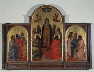 Huonekalut ja erilaiset esineet 1100- ja 1300-luvuilta tekijältä Andrea di Cione Orcagna