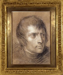 Napoleon Bonaparte (1769-1821), ensimmäinen konsuli, vuonna 1803 (piirustus)