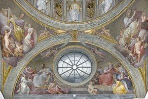 Pyhä Augustinus ja pyhä Hieronymus, 1792-95 tekijältä Andrea the Elder Appiani