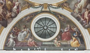 Pyhä Augustinus ja Pyhä Hieronymus, 1792-95 tekijältä Andrea the Elder Appiani