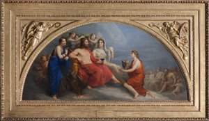 Olympus (Jupiter, jonka Tuntien kruunaa myrtti, tarjoaa Ganymedelle maapallon nektarille)