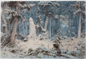 Luminen metsä tekijältä Andreas Achenbach