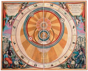 Tycho Brahen geoheliosentrisen universumin kuvaus, 1600-luku