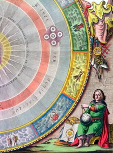 Nicolaus Copernicus, puolalainen tähtitieteilijä, 1660-1661 tekijältä Andreas Cellarius