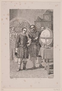Christian IV vierailee Tycho Brahessa