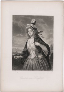 Charlotte von Lengefeld, 1850-luku tekijältä Andreas Johann Fleischmann
