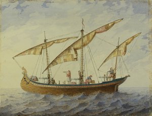 Lavastus A. Adamin baletille Corsair, 1863 tekijältä Andreas Leonhard Roller
