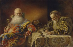 On kirjoitettu käsky, 1890 tekijältä Andrei Andreevich Karelin