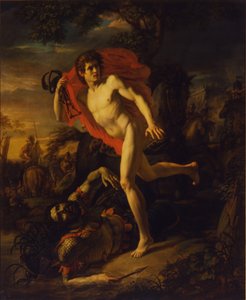 Nuoren miehen sankariteko Kiovassa vuonna 968, 1810 tekijältä Andrei Ivanovich Ivanov