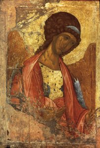 Arkkienkeli Mikael (venäläinen ikoni), Andrei Rubljovin tai Andrej Rubljovin (1360-1430), maalattu vuosina 1410-1420 (maalaus puulle)