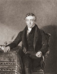 Thomas Chalmers. Muotokuva. (Tulosta) tekijältä Andrew (after) Geddes