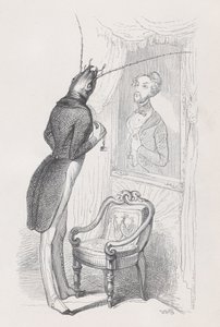 Erittäin hyvin tehty hyönteinen ja kaunis tanssija Scenes from the Private and Publicista..., n. 1837-47.