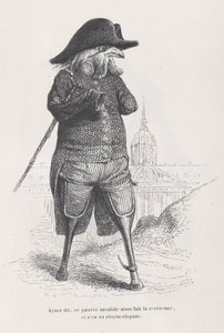 Tämän sanottuaan tämä köyhä invalidi antaa meille röyhkeyttä ja lähtee hyppäämään pois S..., n. 1837-47.