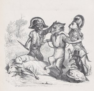 Tämän hyökkäyksen kirjoittaja on herkkä pieni susi elokuvasta Scenes from the Private an..., noin. 1837-47.