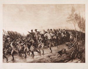 Waterloon jälkeen: Jokainen mies itselleen, 1890 (seepiavalokuva)
