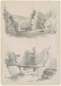 Fawnin hypyn alapuolella, Catskill-vuoret; ja Above the Bridge
