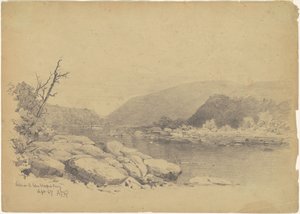 Potomac-joki Harperin lautan alapuolella