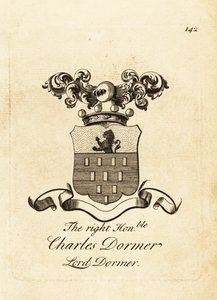 Oikeanpuoleisen vaakuna, kunnianarvoisa Charles Dormer, Lord Dormer, 5. Baron Dormer tekijältä Andrew Johnston