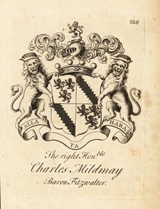 Oikeanpuoleisen Charles Mildmayn vaakuna tekijältä Andrew Johnston