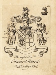 Oikeanpuoleisen Edward Wardin vaakuna, 9. Baron Dudley, 4. Baron Ward