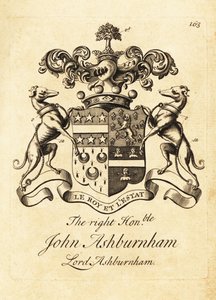 Oikeanpuoleisen John Ashburnhamin vaakuna, Lord Ashburnham