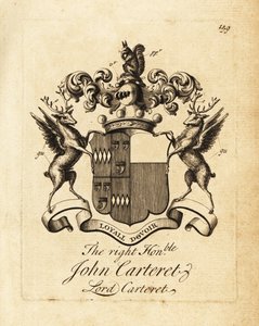 Oikeiston vaakuna Honourable John Carteret, Lord Carteret, 2nd Earl Granville, 7th Seigneur of Sark