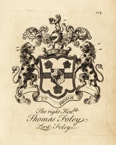 Oikeanpuoleisen vaakuna, Thomas Foley, Lord Foley tekijältä Andrew Johnston