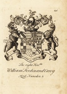 Oikeuskunnan vaakuna, kunnianarvoisa William Ferdinand Carey, 8. Baron Hundsen, Lord Hunsdon