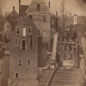 Sillan pää Burnsiden hyökkäyksen jälkeen, Fredericksburg, Virginia tekijältä Andrew Joseph Russell