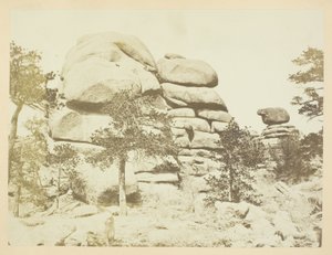 Graniittikallio, Buford Station, Laramie-vuoret tekijältä Andrew Joseph Russell