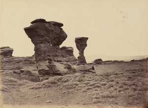 Lautanen 12. Dial Rock, Red Buttes,1869 (valokuva). tekijältä Andrew Joseph Russell