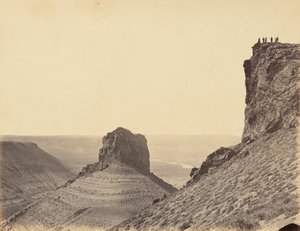 Lautanen 23. Green Riverin vuorilla,1869 (kuva) tekijältä Andrew Joseph Russell