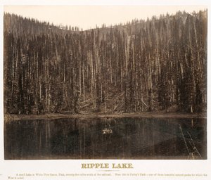Ripple Lake, White Pine Cañon, Utah, Great West Illustrated In a Series of Photographic Views across the Continent Taken along the Line of the Union Pacific Railroad, West from Omaha, Nebraska, by A. J. Russell. Nide I tekijältä Andrew Joseph Russell