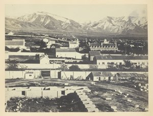 Salt Lake City, Camp Douglas ja Wasatch-vuoret taustalla tekijältä Andrew Joseph Russell