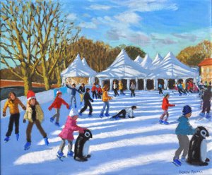 Valoisa aamu, Hampton Court Palacen jäähalli, Lontoo, 2018, tekijältä Andrew Macara