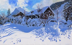 Tuore lumi, Morzine Village, 2015, tekijältä Andrew Macara