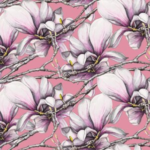 Magnolia, 2019 (akvarelli, kynä)