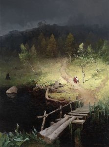 Ennen myrskyä, 1918 tekijältä Andrey Nikolayevich Shilder