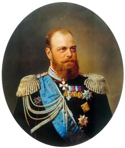 Keisari Aleksanteri III:n muotokuva, 1845-1894, 1800-luku. tekijältä Andrey Nikolayevich Shilder