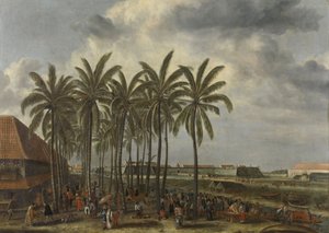 Batavian linna, 1661 tekijältä Andries Beeckman