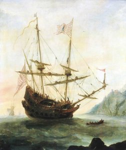 Santa Maria ankkurissa tekijältä Andries van Eertvelt