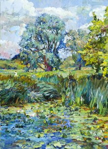 Impressionistinen liljalampi
