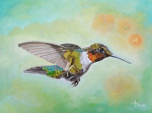 Eläväinen kolibrin lento tekijältä Angeles M. Pomata