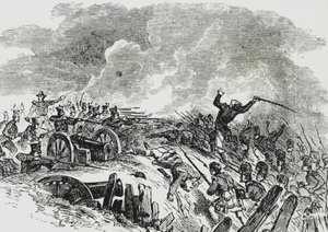 New Orleansin taistelu (väri litho)