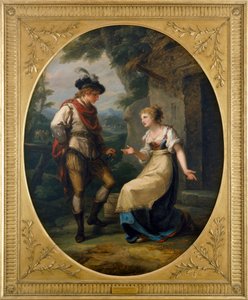 Gualtherius ja Griselda (öljy kankaalle) tekijältä Angelica Kauffman