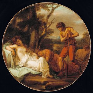 Cymon ja Iphigenia, n. 1780 tekijältä Angelica Kauffmann