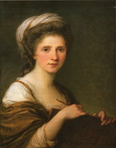 Saksa: Selbstbildnis Omakuva tekijältä Angelica Kauffmann
